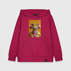 Детская толстовка-худи Змея-меломан