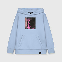 Детская толстовка-худи Розовая пантера у стены