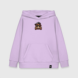 Детская толстовка-худи Машина рэпер в черных очках