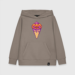 Детская толстовка-худи Halloween ice cream