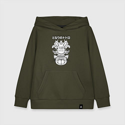 Детская толстовка-худи Мой сосед Тоторо мультик