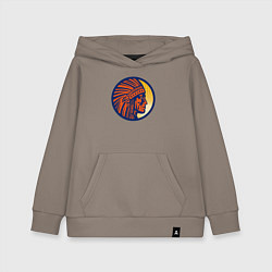 Детская толстовка-худи Воин индеец