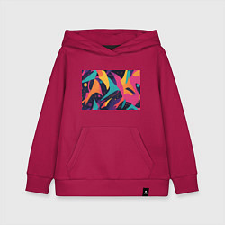 Детская толстовка-худи Космос яркая абстракция