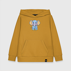 Детская толстовка-худи Милый слоненок