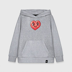 Детская толстовка-худи Милое сердечко