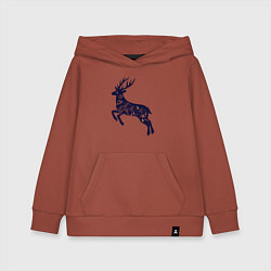 Детская толстовка-худи Космический олень