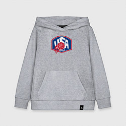 Детская толстовка-худи Баскетбол США