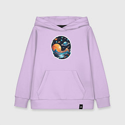 Детская толстовка-худи Далеко в космосе планеты