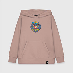 Детская толстовка-худи Герб России орёл