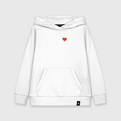 Детская толстовка-худи Сердце штрихами