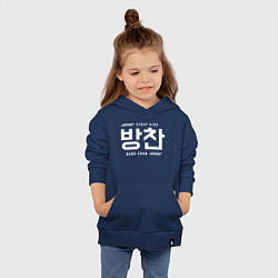 Толстовка детская хлопковая Банчан stray kids, цвет: тёмно-синий — фото 2