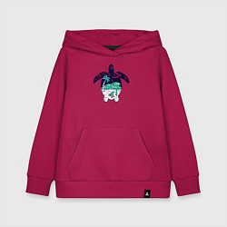 Детская толстовка-худи Space turtle