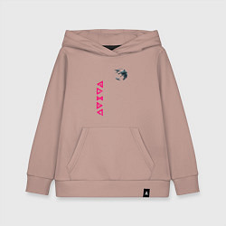 Детская толстовка-худи Ведьмак волк лого