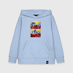 Детская толстовка-худи Дэдпул и Росомаха - комикс