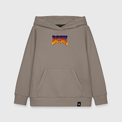Детская толстовка-худи Doom logotype