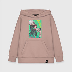Детская толстовка-худи Дандадан Момо Аясэ