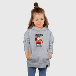 Толстовка детская хлопковая Больших побед, цвет: меланж — фото 2
