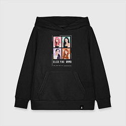 Толстовка детская хлопковая Blackpink 4 colors, цвет: черный