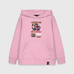 Детская толстовка-худи Девушка музыкант с прикольной надписью