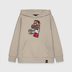 Детская толстовка-худи Не используй руки - используй мозги