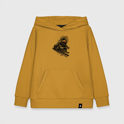 Детская толстовка-худи Паровоз со пятиконечной звездой