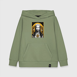 Детская толстовка-худи Монахиня в молитве