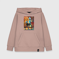 Детская толстовка-худи Punk rock - Rick and Morty