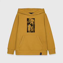 Детская толстовка-худи Девушка на уличных задворках