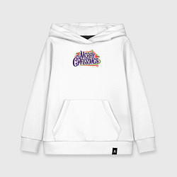 Детская толстовка-худи Merry christmas mood