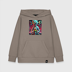 Детская толстовка-худи Кошмарный сон Морти - нейроарт