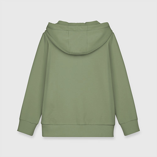 Детская толстовка-худи Дед Мороз принёс подарки / Авокадо – фото 2