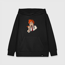 Детская толстовка-худи Нервный диспетчер из Каламбур: Крутое пике