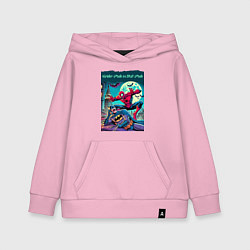 Детская толстовка-худи Чувак паук против чувака летучей мыши - нейроарт п