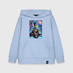 Детская толстовка-худи Batbart - ai art fantasy
