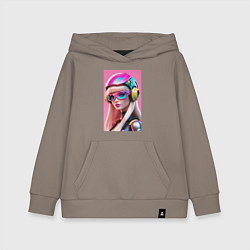 Детская толстовка-худи Sweet Barbie - cyberpunk