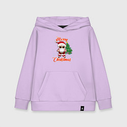 Детская толстовка-худи Дед мороз поздравляет с новым годом