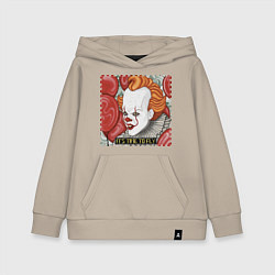 Детская толстовка-худи Пиксельный Пеннивайз