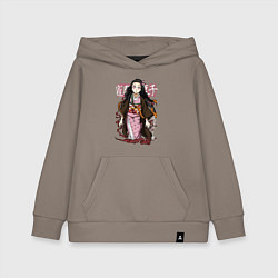 Детская толстовка-худи Клинок рассекающий демонов Незуко