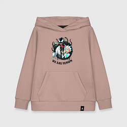 Детская толстовка-худи Venom slime and Rick - collaboration