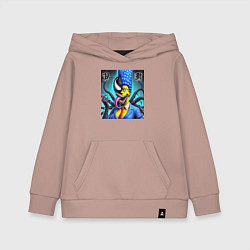 Детская толстовка-худи Веном вселился в Мардж Симпсон - прикол