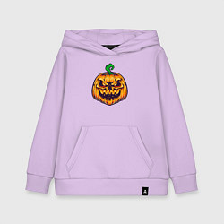 Толстовка детская хлопковая Halloween pumpkin, цвет: лаванда