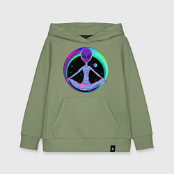 Детская толстовка-худи Alien Peace