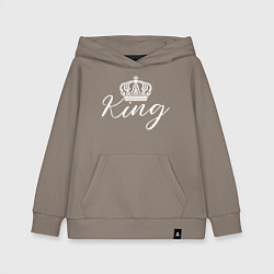 Детская толстовка-худи The King with the Crown - couple t-shirts