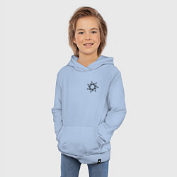 Толстовка детская хлопковая Солнце на небе пара для месяца, цвет: мягкое небо — фото 2