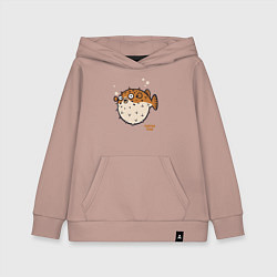 Детская толстовка-худи Рыбка фугу