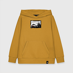 Детская толстовка-худи Дикая страна