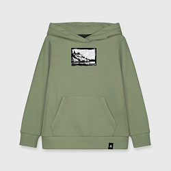 Детская толстовка-худи Дикие тропы и оффроад