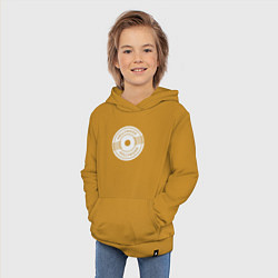 Толстовка детская хлопковая USA Hollywood, цвет: горчичный — фото 2