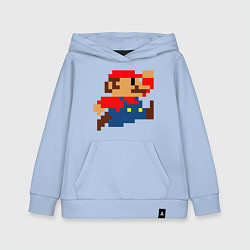 Детская толстовка-худи Mario 8 bit