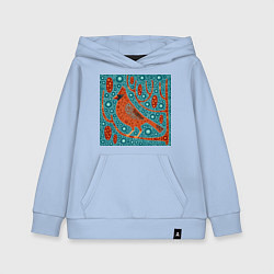 Детская толстовка-худи Красный кардинал